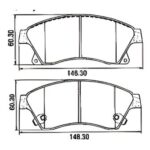 Pastillas de Freno (0991)(148MM) CHEVROLET CRUZ