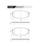 Pastillas de Freno (0899)(130MM) HYUNDAI I30 / KIA CARENS II - CEED (02/..)