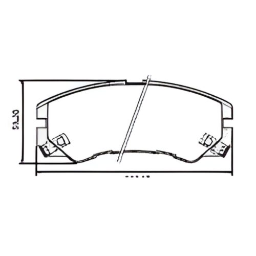 Pastillas de Freno (0098) (137MM) HONDA PASSPORT (94/..) / ISUZU TROOPER