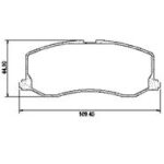 Pastillas de Freno PASTILLAS SUZUKI SWIFT 1.0 GA/GL (92/96), 1.3/1.3I (89/95)