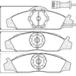 Pastillas de Freno (0460)(196MM) SSANG YONG MUSSO- NEW KORANDO