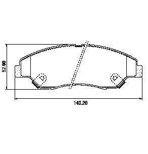 Pastillas de Freno (0565)(149MM) KIA SPORTAGE - GRAN SPORTAGE