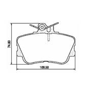 Pastillas de Freno (0256) (108MM) M. BENZ C-180-200-230-250-280-COMBI