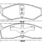 Pastillas de Freno NO VA MAS (0448)(165MM) CHRYSLER NEON, STRATUS, GRAND CARAVA