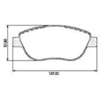 Pastillas de Freno PASTILLAS FIAT STILO 1.8 16V, 1.9 JTD (03/..)