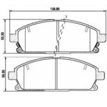 Pastillas de Freno PASTILLAS NISSAN PATHFINDER (01/04) / INFINITI Q45