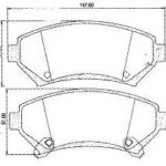 Pastillas de Freno (0555)(148MM) CHEVROLET IMPALA, MONTECARLO,BUICK