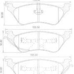 Pastillas de Freno (0557)(155MM) CHRYSLER TOWN -COUNTRY- CARAVAN
