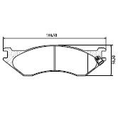 Pastillas de Freno (0809)(189MM) DODGE RAM 2500 - 3500