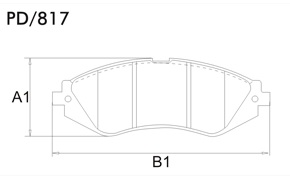 Pastillas de Freno (=PD/475)(0490) (143MM) DAEWO CIELO-ESPERO-LANOS  (94/..)/ C