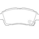 Pastillas de Freno (0821)(112MM) PASTILLAS TOYOTA YARIS