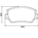 Pastillas de Freno PASTILLAS RENAULT 12 BREAK (73/80) SIST. BENDIX