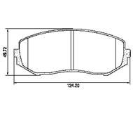Pastillas de Freno (0927)(137MM) SUZUKI GRAND VITARA JIII - XL7, ESCUDO (06/..