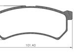 Pastillas de Freno (1190) (101MM) RENAULT KWID 1.0 (17/...)