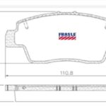 Pastillas de Freno (1239)(110MM) RENAULT KWID 1.0 2019/..