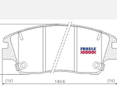 Pastillas de Freno (1155)(165MM) NISSAN FRONTIER II, ALASKAN, NP300