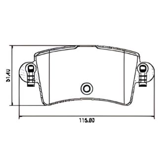 Pastillas de Freno (0746)(115MM)RENAULT MASTER (TODOS) TRASERA