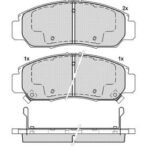 Pastillas de Freno (0957) (148 MM) ACURA/HONDA ACCORD-STEPWAGON