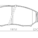 Pastillas de Freno (0942)(157MM) NISSAN MURANO, PATHFINDER, XTERRA, KOLEOS