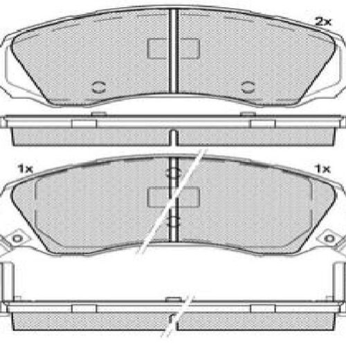 Pastillas de Freno (0922) (164MM) HYUNDAI H1 / KIA CARNIVAL