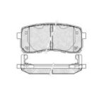 Pastillas de Freno (0901)(110MM) KIA CARNIVAL III / HYUNDAI H1, VERACRUZ TRASE