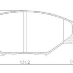 Pastillas de Freno (1143) (131MM) VW POLO NUEVO/ VENTO