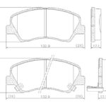 Pastillas de Freno (1257) (132MM) HYUNDAI ACCENT, ACCENT4