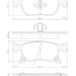 Pastillas de Freno (1160)(155MM) CHEVROLET CRUZE 1.5/ ASTRA 1.0-1.4-1.6 (15/..)