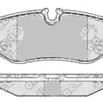 Pastillas de Freno (1166)(118MM) MERCEDES BENZ VITO- V CLASS C (14/...) TRASERA