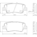 Pastillas de Freno (1238)(99MM)HYUNDAI TUCSON- KIA SPORTAGE- NIRO (TRASERA)