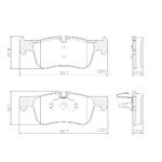 Pastillas de Freno (1112) (155MM) BMW 1 114-116-118-120- SERIE 2 218D