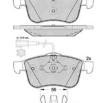 Pastillas de Freno (1037)(155MM) FIAT DOBLO / ALFA ROMEO 159 /  BRERA/ SPIDER