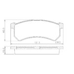 Pastillas de Freno (1190) (101MM) RENAULT KWID