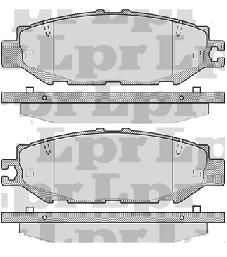 Pastillas de Freno (0431)(122MM) TOYOTA SUPRA 93/94 TRASERA