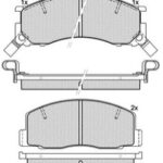 Pastillas de Freno (0251) (136MM) TOYOTA PREVIA VAN     90/94