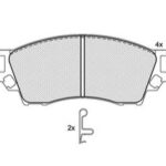 Pastillas de Freno (0456)(142MM) MAZDA MILENIA L-2600   95/99