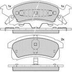 Pastillas de Freno (0028)(190MM-147MM)CHEVROLET BERETTA-CAVALIER-CORSA