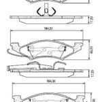 Pastillas de Freno (0066) (165MM) FORD ESCORT AMERICANO   81/90