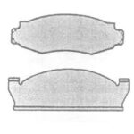 Pastillas de Freno (0069) (169MM/149MM)FORD FAIRLINE-GRANADA/JEEP RENEGAD-CJ5-