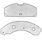 Pastillas de Freno (0071) (166MM/133MM) FORD MUSTANG 78/83 LINEA VIEJA