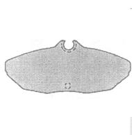 Pastillas de Freno (0075) (114MM) FORD THUNDERBIRD/ MERCURY  93/94