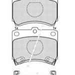 Pastillas de Freno (0104) (78MM) FORD FESTINA/ KIA PRIDE/ MAZDA 121 TODOS