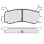 Pastillas de Freno (0137)(101MM) DAIHATSU CHARADE/ MAZDA 323