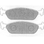 Pastillas de Freno (0615)(128MM) DAIHATSU CHARADE GT-T1 TURBO TRASERA