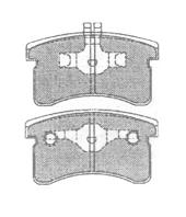 Pastillas de Freno (0636)(38MM) DAIHATSU MIRA - CUORE 91/98