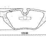 Pastillas de Freno (0020) (123MM) PEUGEOT BMW SERIE 3/PEUGEOT 806 VAN/CITRO