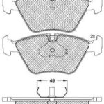Pastillas de Freno (0021) (156MM) BMW SERIE 5 518-540 SERIE 7 730-750 /