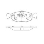 Pastillas de Freno (1096)(151MM) CHEVROLET CLASSIC/ CELTA (10/..)