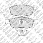 Pastillas de Freno (1115)(150MM) FIAT FIORINO-GRAND SIENA-STRADA (14/...)/PUNTO