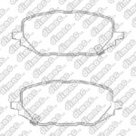 Pastillas de Freno (1251) (132MM) CHEVROLET TRACKER 1.0-1.2 (20/...)